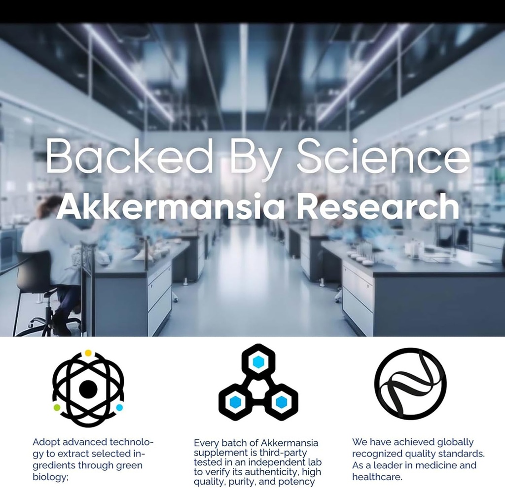 300 Billion AFU Akkermansia Probiotic Supplement - 120 Capsules 2 Month Supply Supports Digestive, Immune & Overall Health - Increases GLP-1 Production - for Men & Women 6