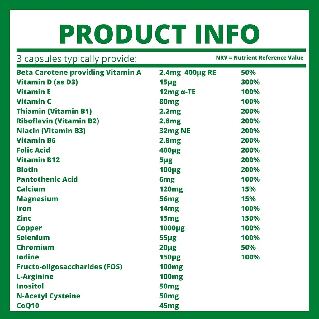 Conception Fertility Supplement for Women | Female Fertility Support | Promotes Ovulation, Regular Cycle, Hormonal Balance | CoQ10, 400µg Methylfolate (Folic Acid), Inositol, Iron, Selenium, Zinc, etc 4