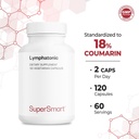 Supersmart - Lymphatonic 40mg per Day - Lymphatic Drainage Supplement - Melilotus Officinalis | Non-GMO & Gluten Free - 120 Vegetarian Capsules 6