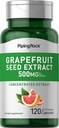 Grapefruit Seed, 500 mg (per serving), 120 Quick Release Capsules 2