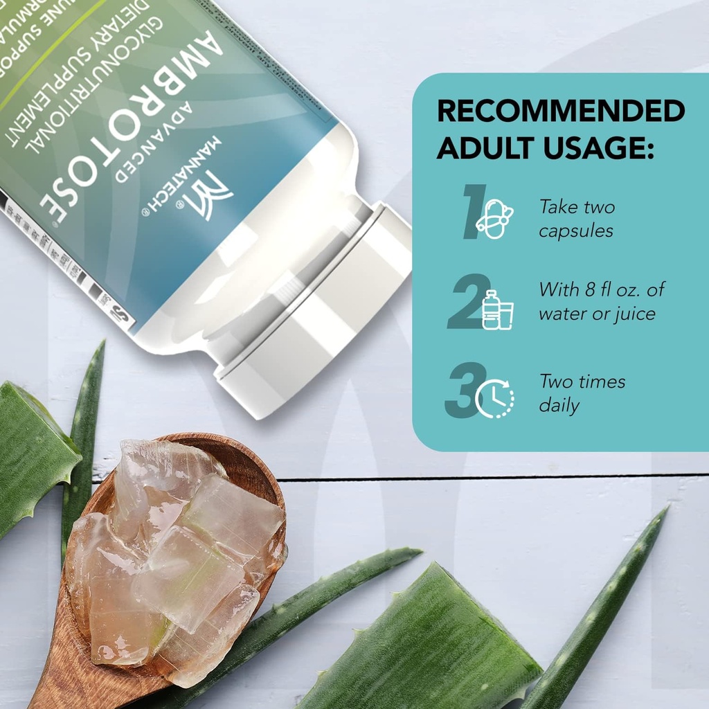 Mannatech Advanced Ambrotose 120 Capsules 5