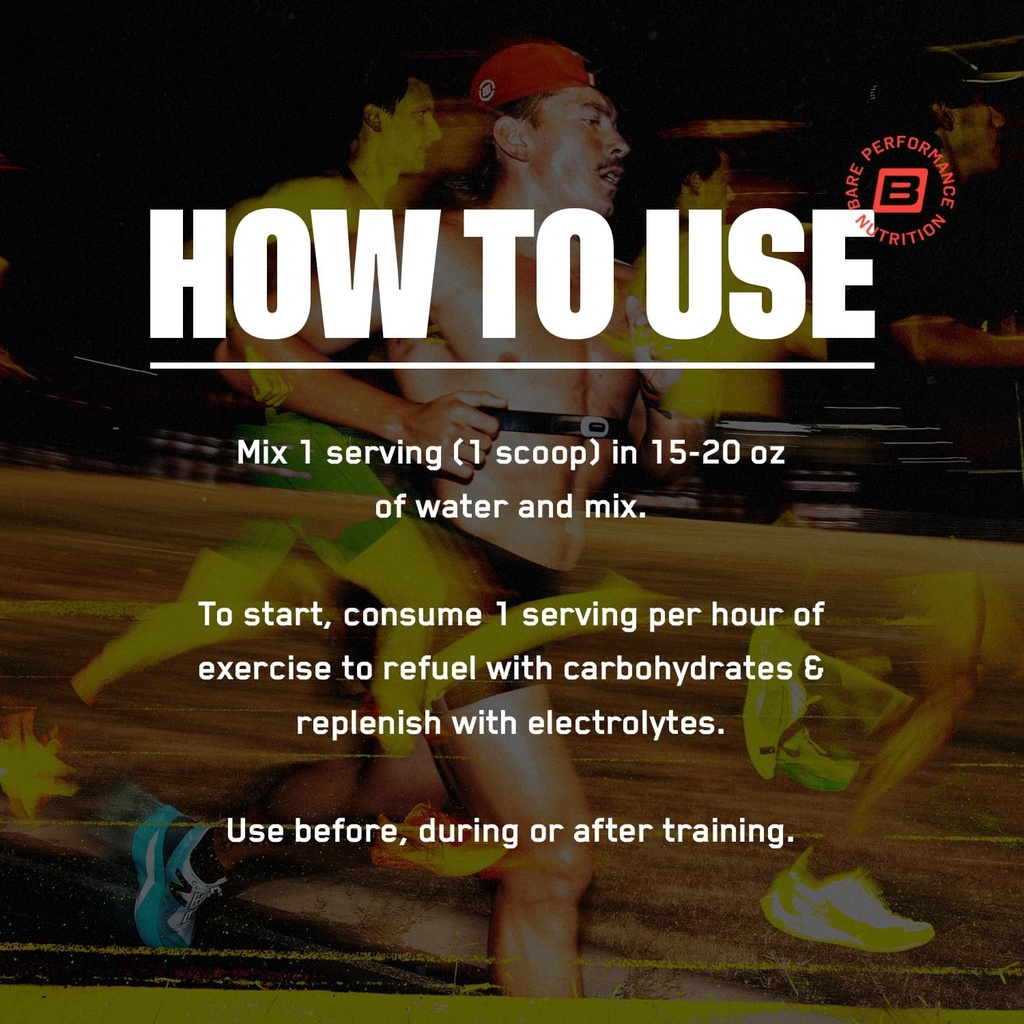 BARE PERFORMANCE NUTRITION, BPN G.1.M Go One More Sport, Endurance Training Fuel, Superior Carbohydrate & Electrolytes Powder Formula, Reduce Fatigue, Orange, 25 Servings 4