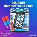 BPI Sports Best BCAA Powder - Muscle Recovery Support - Branched Chain Amino Acids | Building Blocks of Protein and Muscle - Post Workout Recovery – Hydration – Rainbow Ice, 30 Servings 3