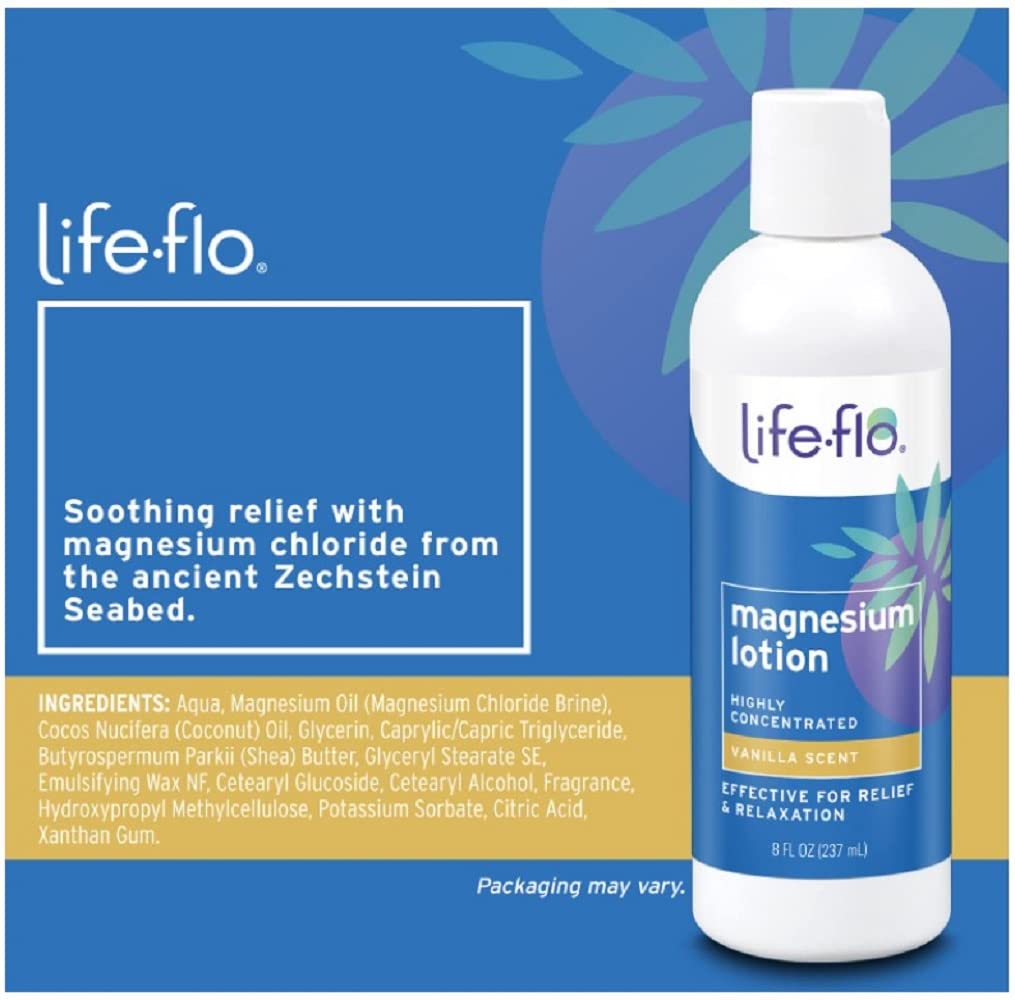 Life-Flo Magnesium Lotion - 8 oz (Pack of 5) 6