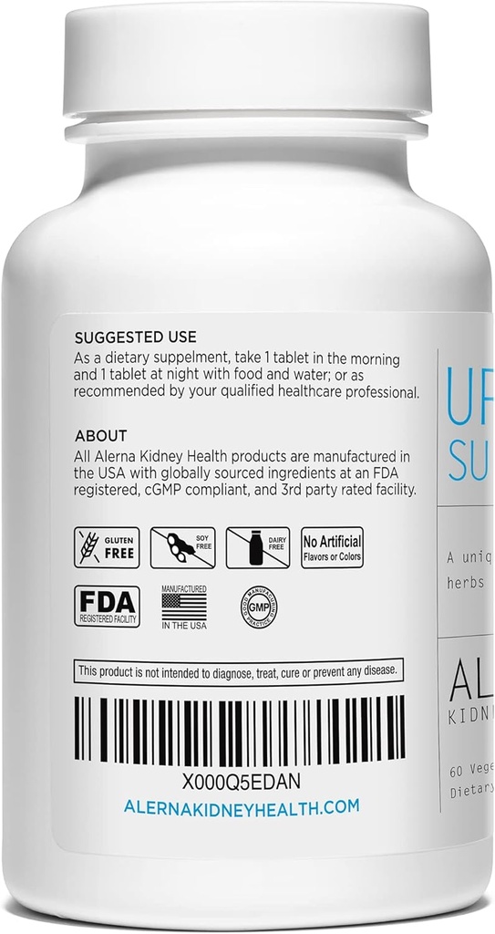 Uric Acid Support Supplement – Tart Cherry, Celery Seed, Turmeric, Quercetin – 60 Vegetarian Tablets (Pack of 3) 5