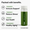 Huel Daily Greens Single Serve | Superfood Greens Powder | 91 Vitamins, Minerals, and Wholefood-Sourced Ingredients | Adaptogens, Antioxidants, Gut-Friendly Probiotics | 12 Pack 4