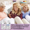 Youth & Tonic PMS & Menopause Bloating Relief Duo – Support for Puffiness, Hormonal Balance & Fluid Retention – Her Hormone Balance + Water Weight Away Natural Herbs for Women, 90 Capsules 4