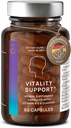 CLAV® N°3 Vitality Support - Vegan Multivitamin - Energy & Focus Supplement - Vitamin B Complex - Guarana, Ginseng, Ginkgo Extract - 60 Capsules - 1 Month 2