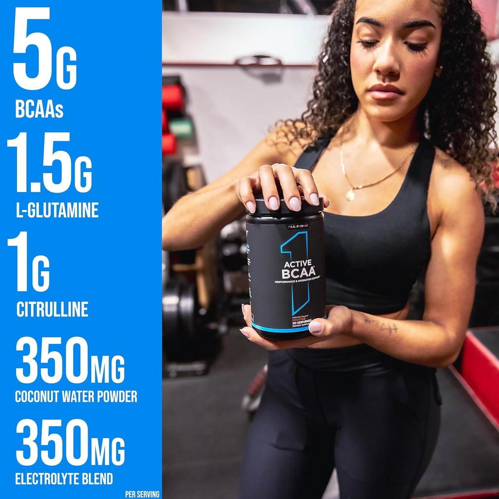 Rule 1 Active BCAA - Performance, Hydration, and Recovery Support with 5g BCAAs + Electrolytes, L-Glutamine, and Citrulline (30 Servings, Grape) 3
