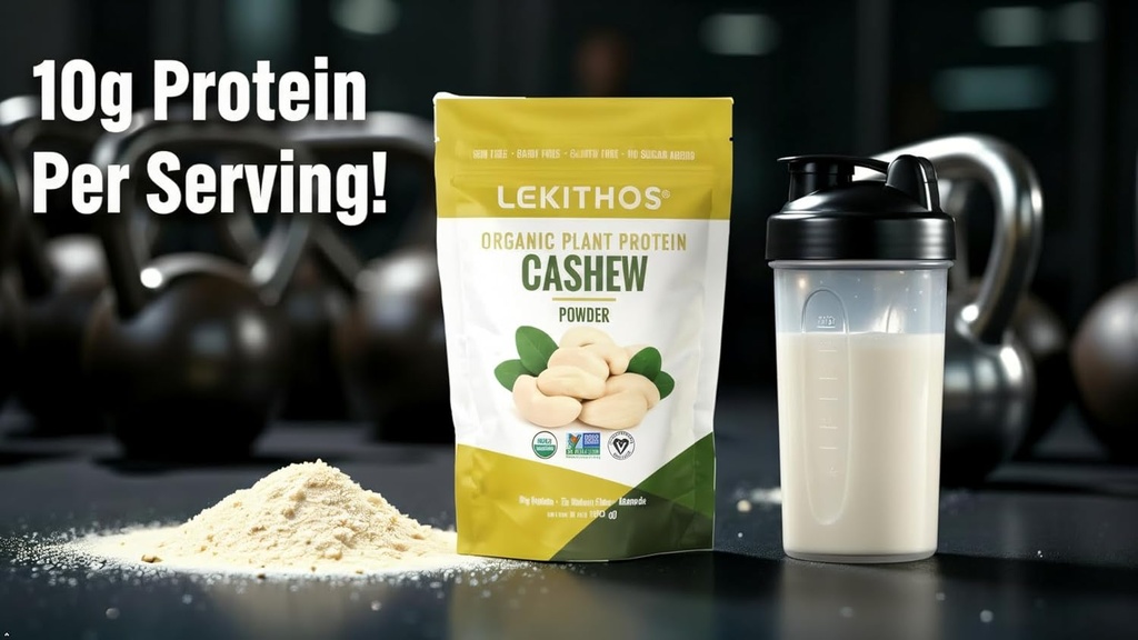 Organic Cashew Protein Cashew Powder - 6 oz - 10g Protein - Certified USDA Organic, Non-GMO Project Verified, No Added Sugars - Certified Vegan, Gluten Free 3