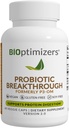 BiOptimizers Probiotic Breakthrough – Lactobacillus Plantarum OM Probiotics & Prebiotics Health Supplement for Gut, Digestive & Immune Support Probiotics for Women Men Elderly– 60 Vegan Capsules 2