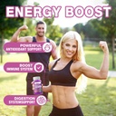 Sea Moss & Elderberry Gummies, Blueberry Flavored Gummy, Vitamins Sea Moss Supplements with Vitamin C + Zinc and Apple Cider Vinegar, Good Texture, Vegan-Friendly, 120 Count(Pack of 2) 3