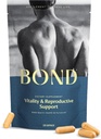 BOND Vitality - All-in-One Male Fertility Supplement - Conception for Him, Fertility Supplements for Men, Male Wellness Supplement - CoQ10, Vitamins B12, C, D, & E, Catalase, Selenium - 120 Capsules 2