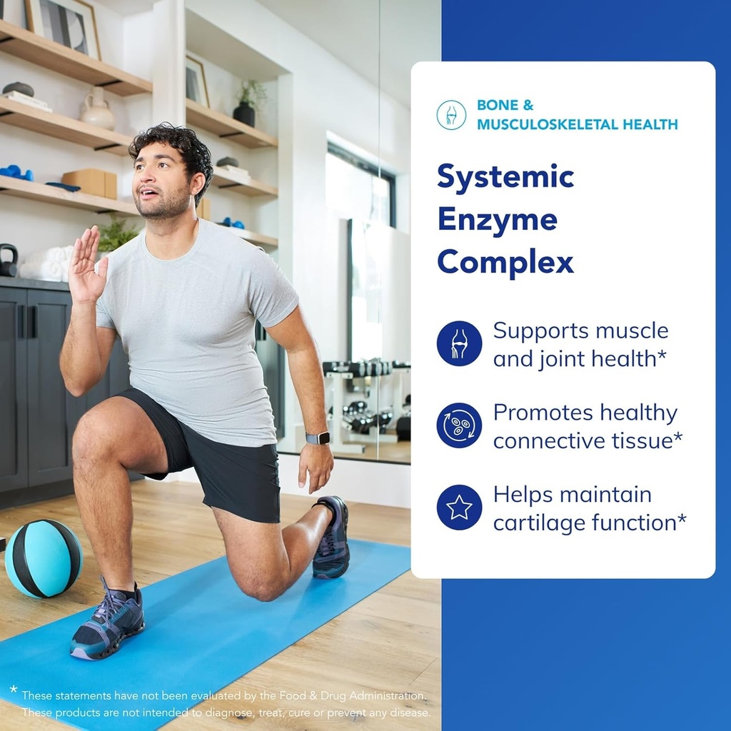 Pure Encapsulations Systemic Enzyme Complex - Supports Muscle Recovery & Joint Health - for Immune Health* - Gluten Free & Non-GMO - 180 Capsules 4