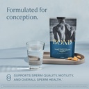 BOND Vitality - All-in-One Male Fertility Supplement - Conception for Him, Fertility Supplements for Men, Male Wellness Supplement - CoQ10, Vitamins B12, C, D, & E, Catalase, Selenium - 120 Capsules 3