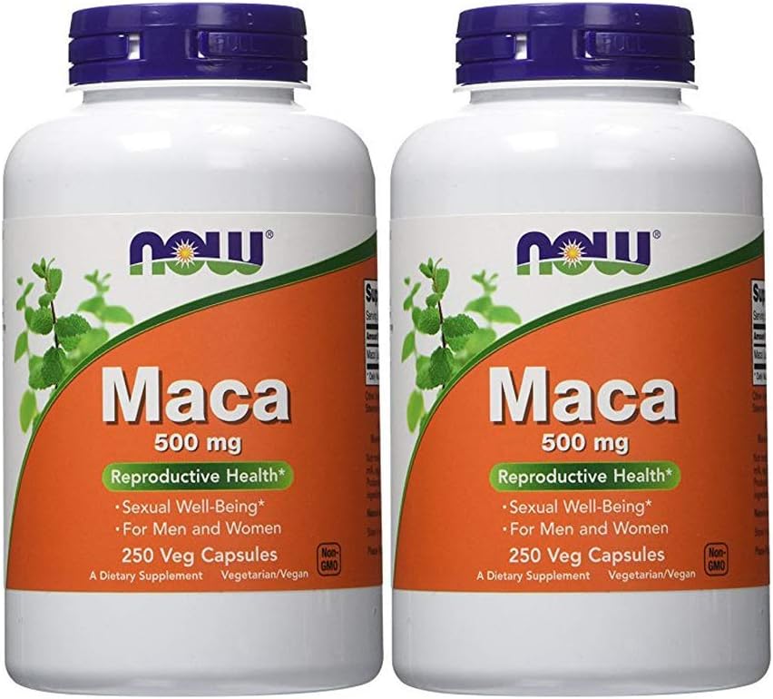 NOW Foods Maca 500mg, 500 Capsules 2