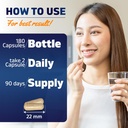 Vitamatic Saw Palmetto Extract for Men & Women 180 Veg Capsules - Made with Pumpkin Seed, Pygeum, Nettle Leaf - Made in The USA - Promotes Healthy Prostate Function 4