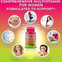 Women’s Multivitamin & Probiotic Support Bundle – 3-in-1 Probiotic with Digestive Enzymes & Prebiotic & Women’s Daily Multivitamin with Iron – Vegan, Non-GMO, Clean Daily Wellness Support 5