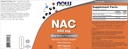 Now NAC 600 mg, 400 Capsules (Pack of 2), N-Acetyl Cysteine with Selenium 5