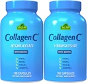 ALFA VITAMINS CollagenC Anti-Aging Nutritional Supplement for - Skin, Nails & Hair Rejuvenation - Supports Bone & Muscle Health - Made in USA - 120 Capsules - 2 Pack 5