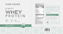 Dr. Mercola Pure Power Organic Whey Protein - 20 g Protein - Supports Muscle Growth & Energy - Grass-Fed Whey Concentrate - 15 Servings (20.60 oz) - Original 4