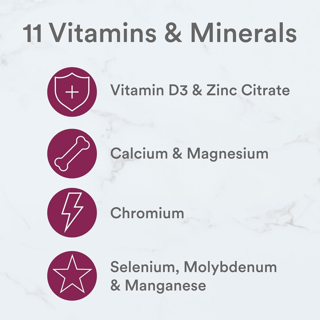 SmartyPants Mineral Chews: Magnesium Citrate & Calcium Supplement with Vitamin D3, Vitamin C, K2, Zinc & Selenium for Immune Support, 60 Count (30 Day Supply) 5