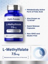Carlyle L Methylfolate 7.5 mg | 60 Capsules | Optimized and Activated | Non-GMO, Gluten Free | Methyl Folate, 5-MTHF | by Opti-Folate 5