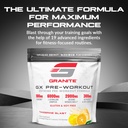 Granite GX Pre Workout Supplement, Tangerine Blast Flavor, Supports Focus, Energy, & Performance with Teacrine, L-Citrulline, Betaine, & A-GPC (20 Servings) 4