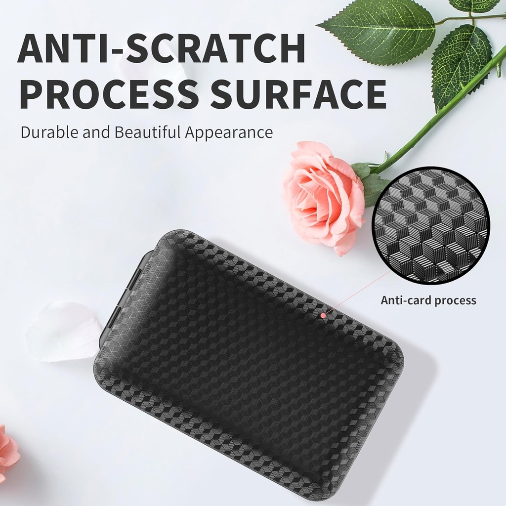 Restree Weekly Pill Organizer, Magnetic Moisture Proof Pill Case, Large Capacity Travel Pill Box with Inner Clear Lid for Vitamins, Supplements, and Daily Medications 8 Compartment (Black) 5