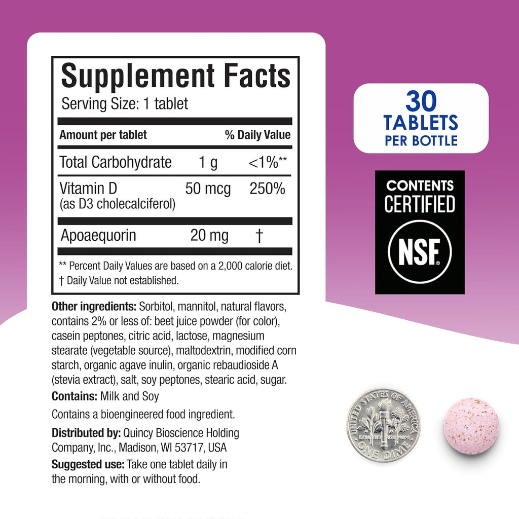 Prevagen Extra Strength Mixed Berry Chewables - 60 Tablets (2 Month Supply) | Formulated for Your Brain | 20mg of Apoaequorin Plus Vitamin D3 with 7-Day Pill Minder 4