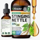 BIO KRAUTER Stinging Nettle Tincture - Nettle Root Extract Liquid - Urinary Support Supplement - Urtica Dioica Natural Extract - Vegan, Sugar & Alcohol Free Drops 2 Fl.Oz. 2