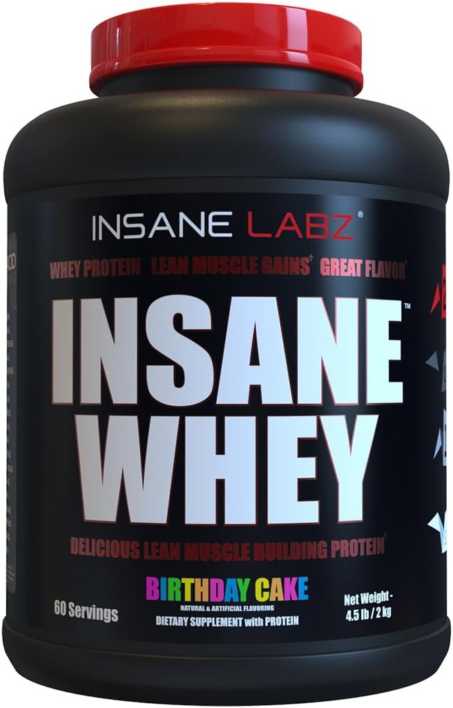 Insane Labz Insane Whey,100% Muscle Building Whey Protein, Post Workout, BCAA Amino Profile, Mass Gainer, Meal Replacement, 5lbs, 60 Srvgs, (Chocolate) 4