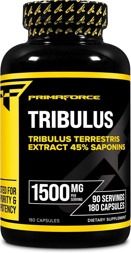 Primaforce Tribulus Terrestris Extract Capsules (180 Capsules) - 90 Servings / 1,500mg Tribulus Per Serving, Herbal Tribulus Supplement for Men and Women 2