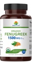 Brieofood Organic Fenugreek 1500mg, 150 Servings, Vegetarian, Gluten Free, 300 Vegetarian Tablets 5