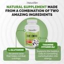 NaturalSlim Natural Appetite Suppressant - Craving Blocker Sugar & Refined Carbs Crave Control - Energy & Metabolism Booster with L Glutamine & Thiamine B1 Supplement - 180 Vegetable Capsules 5