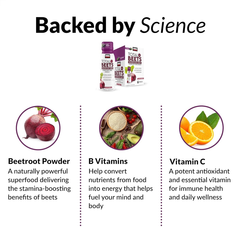 Force Factor Total Beets Chews with Beetroot & Grapeseed Extract Plus Vitafusion B12 Gummies, 90 Count Cherry Flavor 4