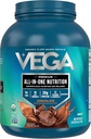 Vega All in One Nutrition Organic - 20g Plant-Based Pea Protein, Chocolate, 42 Servings, Vitamins A & C, Probiotics, Greens, Vegan, Keto, Gluten Free, 61.8oz (Packaging May Vary) 2
