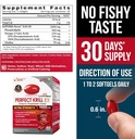 LABO Nutrition Perfect Krill EX, 1000mg Antarctic Krill Oil Omega 3 EPA DHA, Highest Phospholipids (Over 56%) with Choline, Astaxanthin | Heart Brain Eye Joint Health, Made in USA, 60 softgels 3