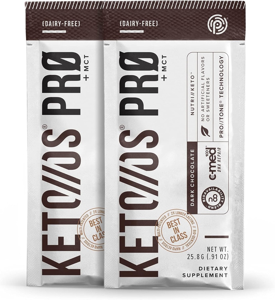 Pruvit Keto//OS Pro Dark Chocolate + MCT Ketones - Keto//OS Pro Supplement for Energy Boost, Better Digestion and Helps Combating The Aging Process - 20 Pack 3