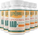 800 mg Liposomal NAD+ Supplement with Nicotinamide Riboside 200 mg, Trans-Resveratrol 100 mg - True NAD Supplement for DNA Repair, Healthy Aging, Brain Function - 360-Day Supply 2
