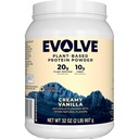Evolve Plant Based Protein Powder, Vanilla Bean, 20g Vegan Protein, Dairy Free, No Artificial Flavors, Non-GMO, 10g Fiber,   Exclusive, 2 Pound (Packaging May Vary) 2