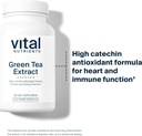 Vital Nutrients Green Tea Extract 550mg | Potent Antioxidant for Heart & Immune Health* | Polyphenols Supplement with EGCG | Gluten, Dairy, Soy Free | Non-GMO | 120 Capsules 6