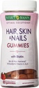 Natures Bounty Optimal Solutions, Hair, Skin & Nails Gummies with Biotin 80 Count (Pack of 2) 2