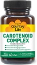 Country Life Carotenoid Complex with Lutein, Lycopene and Astaxanthin, 60 Softgels, Antioxidant Support 2