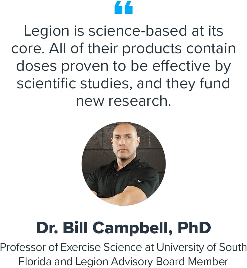 LEGION Recharge Post Workout Supplement - All Natural Muscle Builder & Recovery Drink with Micronized Creatine Monohydrate Naturally Sweetened & Flavored (Unflavored, 60 Servings, Pack of 1) 6