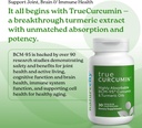 NatureCity True-Curcumin Turmeric Supplement | Non-GMO Tumeric and Curcumin 500mg Curcuma Capsules Vitamin Supplements | Up to 700% Increase in Absorption (90 Day Supply) | Supports Joints 3