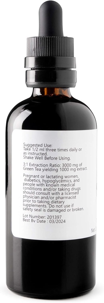 Greenbush Green Tea Concentrate | 4 oz Liquid Extract 5