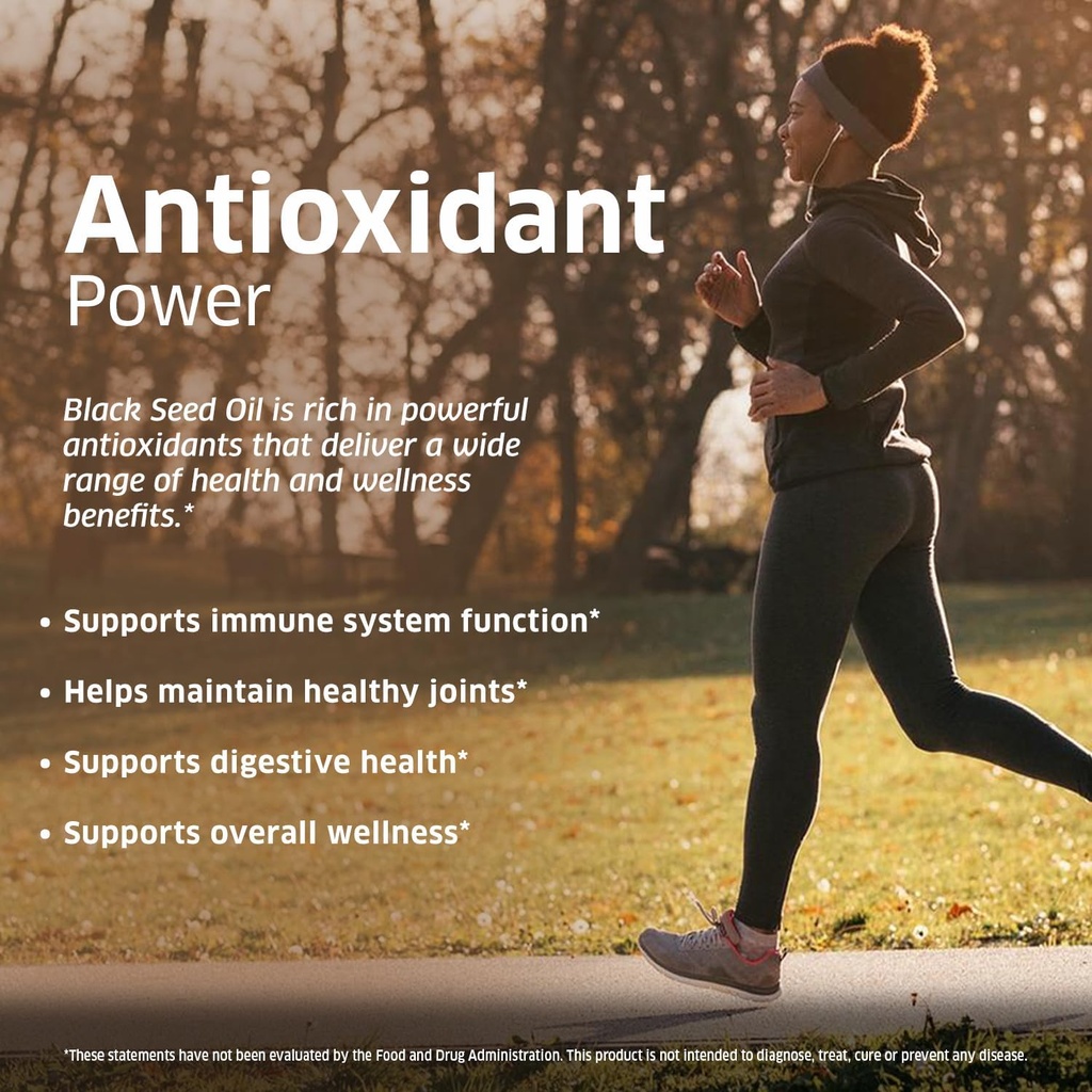 ORZAX Black Seed Oil Cold Pressed 100% Pure | Non-GMO – Rich in Omega 3 6 9 & Thymoquinone | Black Cumin Nigella Sativa Oil for Immune Support, Hair, Skin, Face (150 Softgel Capsules) 5