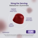 Melatonin Gummies 10mg for Adults (180 Count) - Quick Dissolve Melatonin Gummies - Gummy for Adults Contains 10mg - High Potency - Mixed Berry Flavor - Non-GMO, Vegan Supplement & Made in USA 6