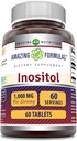 Amazing Formulas Inositol Supplement | 1000 Mg Per Serving | 250 Tablets | Non-GMO | Gluten-Free | Made in USA 5